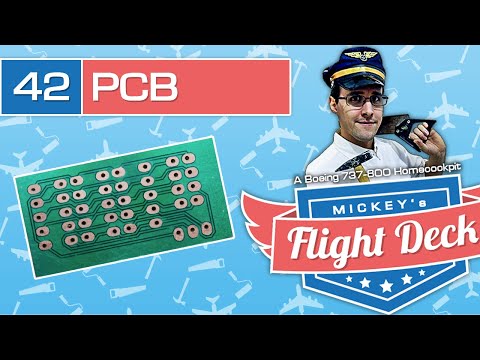 PCB making on your CNC - A Boeing 737-800 Homecockpit #42