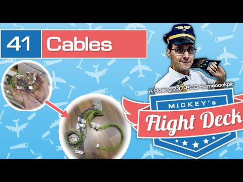 Managing cables in your cockpit - A Boeing 737-800 Homecockpit #41