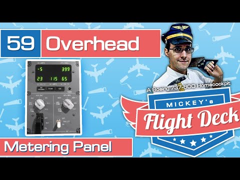 AC &amp; DC Metering Panel - A Boeing 737-800 Homecockpit #59