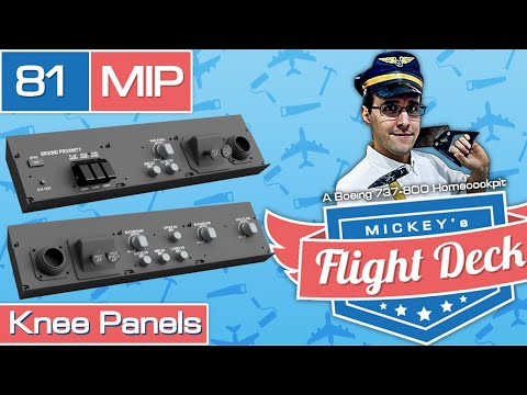 MIP Knee Panels - A Boeing 737-800 Homecockpit #81