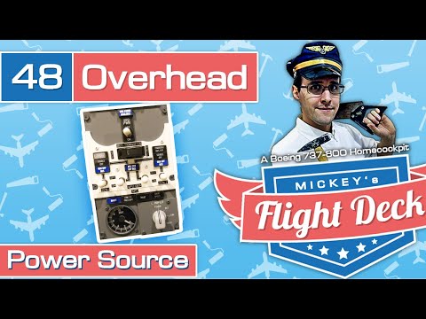 Power Source Panel - A Boeing 737-800 Homecockpit #48