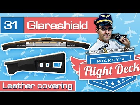 Glareshield Covering &amp; Redesign - A Boeing 737-800 Homecockpit #31