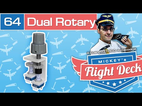 Making a dual rotary encoder - A Boeing 737-800 Homecockpit #64